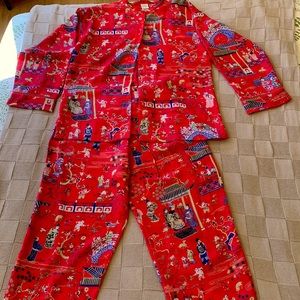 Natori Red Pajama Set